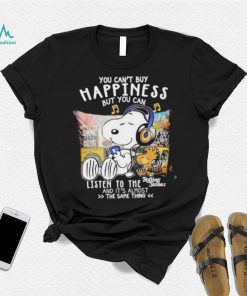 AC DC Snoopy Listen ACDC Music T Shirt