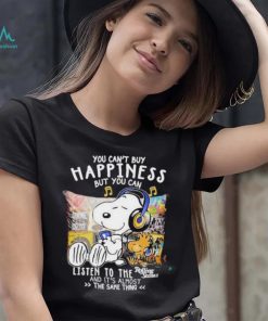 AC DC Snoopy Listen ACDC Music T Shirt
