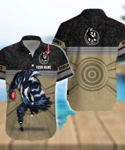 AFL Collingwood Magpies Custom Name Hawaiian Shirt