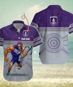 AFL Fremantle Dockers Custom Name Hawaiian Shirt