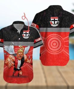 AFL St Kilda Saints Custom Name Hawaiian Shirt