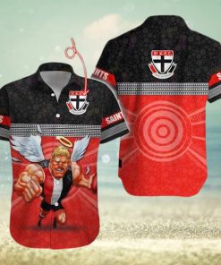 AFL St Kilda Saints Custom Name Hawaiian Shirt