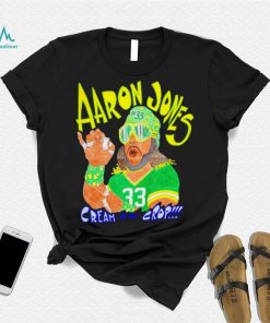 Aaron Jones 33 cream of the crop art shirt