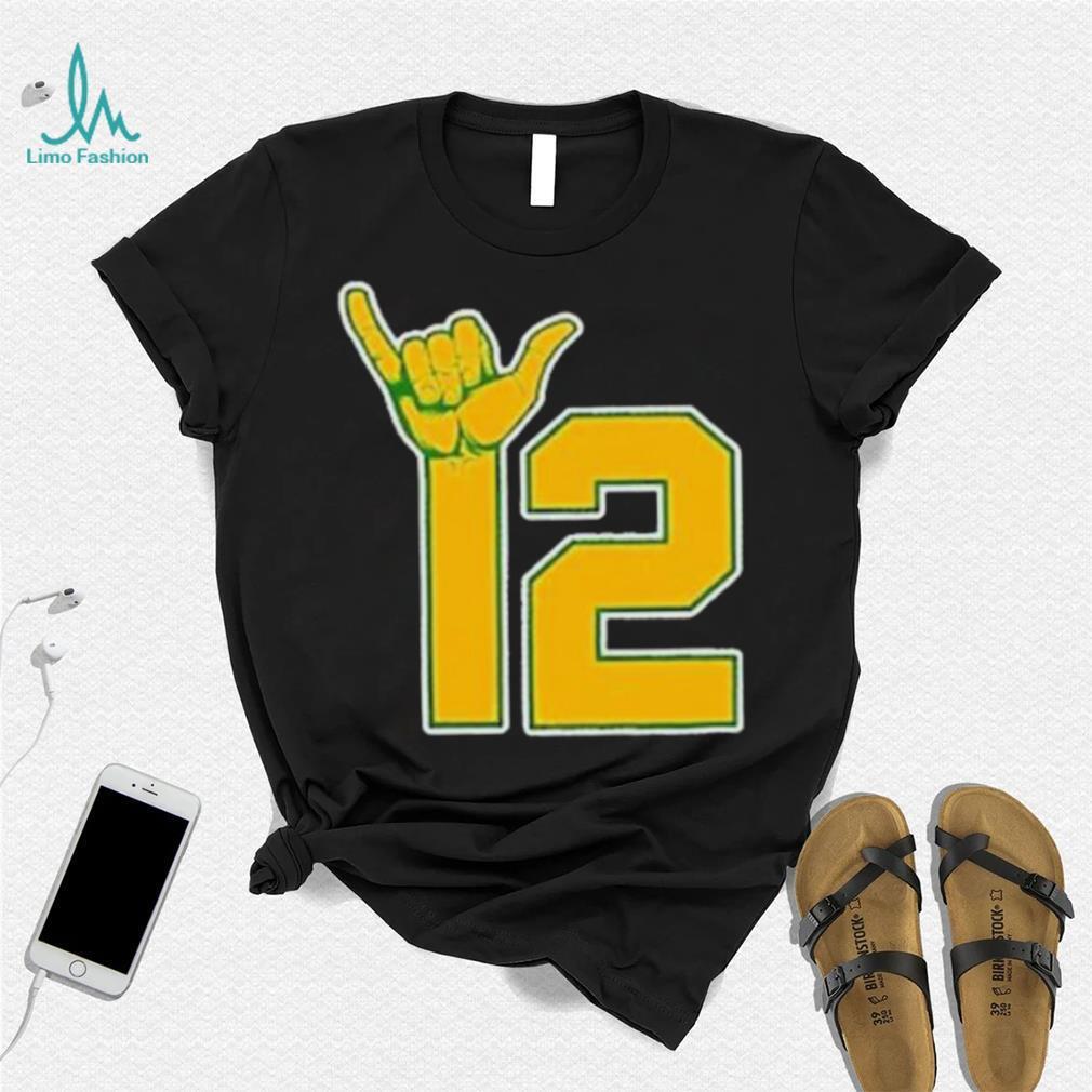 Aaron Rodgers Hang Loose 12 Quarterback Hooded Sweatshirt Aaron Rodgers Hang Loose 12 Quarterback Hooded Sweatshirt