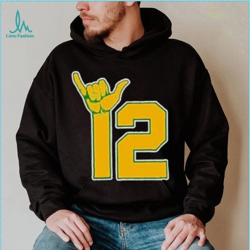 Aaron Rodgers Hang Loose 12 Quarterback Hooded Sweatshirt