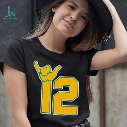 Aaron Rodgers Hang Loose 12 Quarterback Hooded Sweatshirt