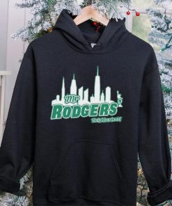 Aaron Rodgers New York Jets Mr Rogers Neighborhood Skyline Shirt