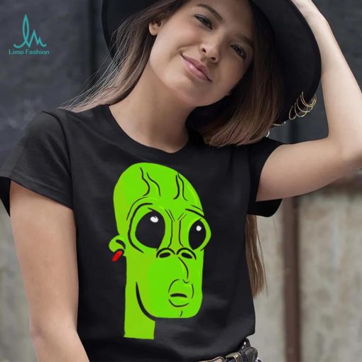 Alien pixel art shirt