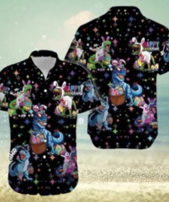 Amazing Happy Easter Raws T Rex Dinosaur Hawaiian Shirt