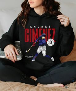 Andres Gimenez Cleveland baseball signature 2023 shirt