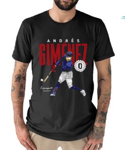 Andres Gimenez Cleveland baseball signature 2023 shirt