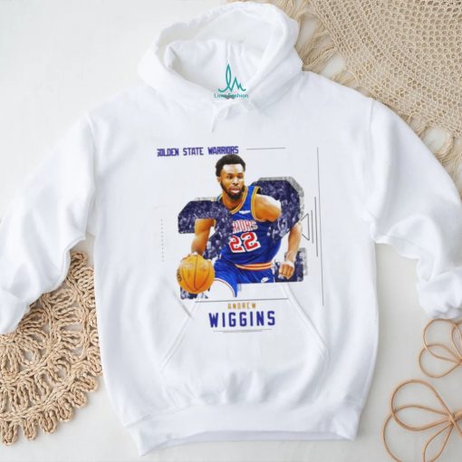 Andrew Wiggins Edit Warriors Sports Artwork Number 22 Shirt