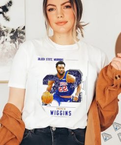 Andrew Wiggins Edit Warriors Sports Artwork Number 22 Shirt