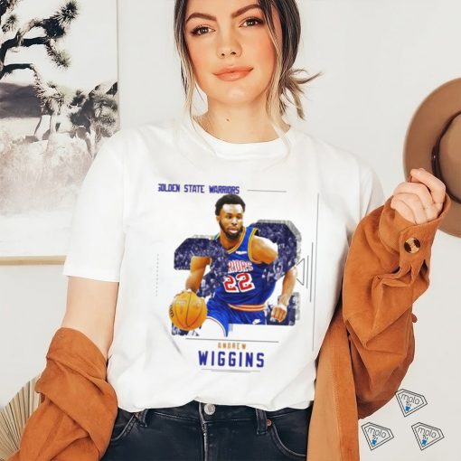 Andrew Wiggins Edit Warriors Sports Artwork Number 22 Shirt