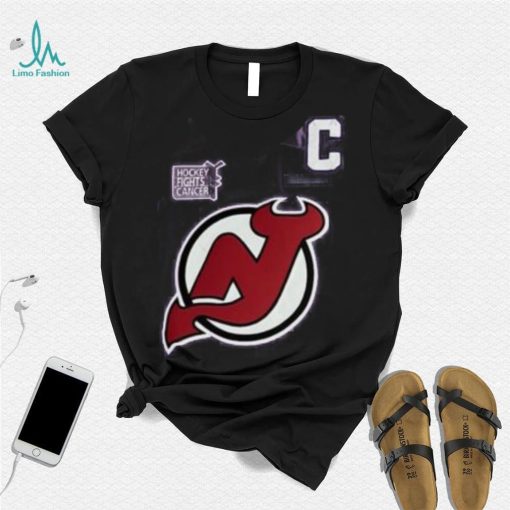 Andy Greene 2016 Game Worn Used New Jersey Devils Hockey Fights Cancer Jersey shirt