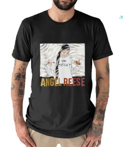 Angel Reese the ticket 2023 art shirt