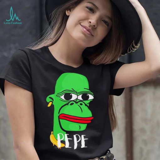 Ape Pepe pixel art shirt