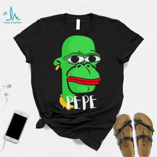 Ape Pepe pixel art shirt