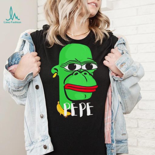 Ape Pepe pixel art shirt