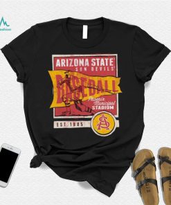 Arizona State Sun Devils Baseball Phoenix Municipal Stadium retro shirt