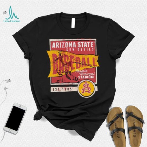 Arizona State Sun Devils Baseball Phoenix Municipal Stadium retro shirt