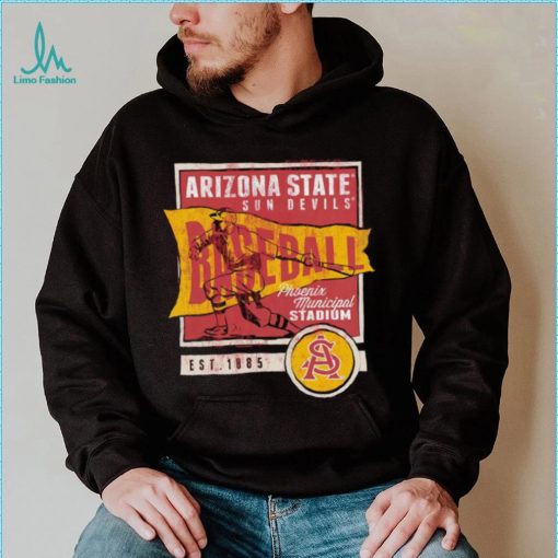 Arizona State Sun Devils Baseball Phoenix Municipal Stadium retro shirt