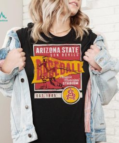 Arizona State Sun Devils Baseball Phoenix Municipal Stadium retro shirt