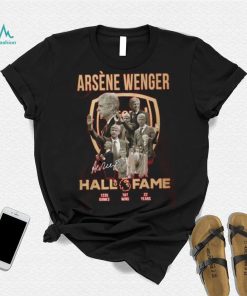 Arsene Wenger Hall Of Fame Signautre T Shirt