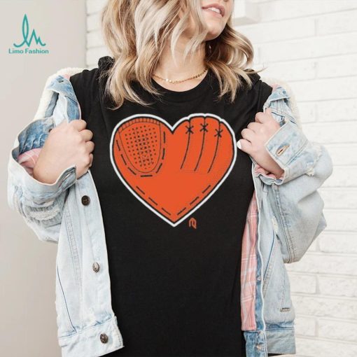 Athlete Logos Glove Heart Shirt