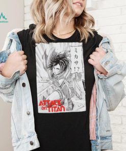 Attack On Titan Mikasa Manga Panel shirt