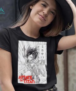 Attack On Titan Mikasa Manga Panel shirt