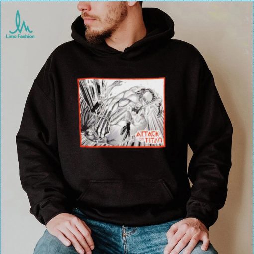 Attack on titan punch manga panel shirt