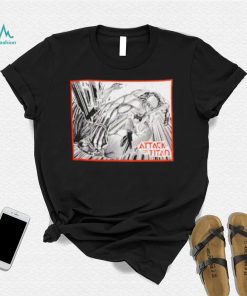 Attack on titan punch manga panel shirt