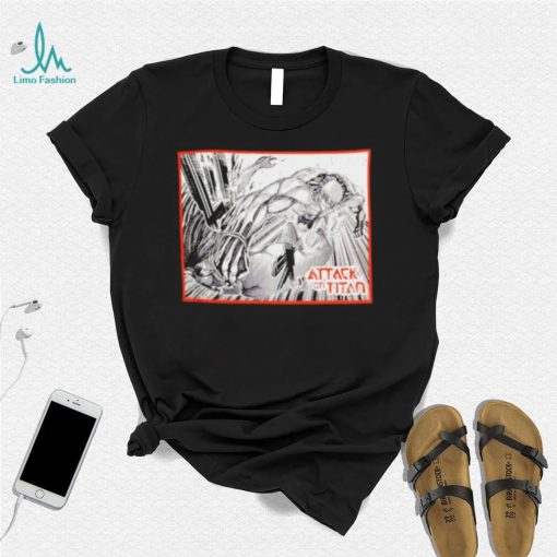 Attack on titan punch manga panel shirt