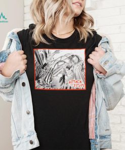 Attack on titan punch manga panel shirt