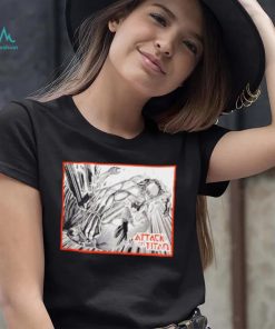 Attack on titan punch manga panel shirt