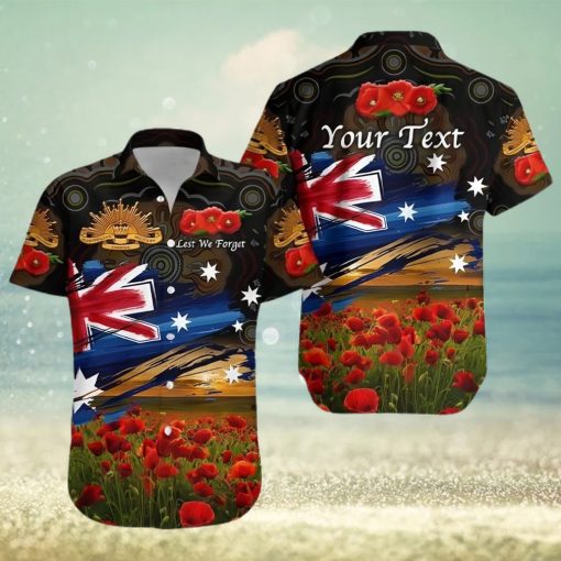 Australia Aboriginal Hawaiian Shirt Poppy Vibes Black Lt8_1 T Shirt Hawaiian