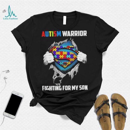 Autism Warrior Fighting For my Son Shirt shirt