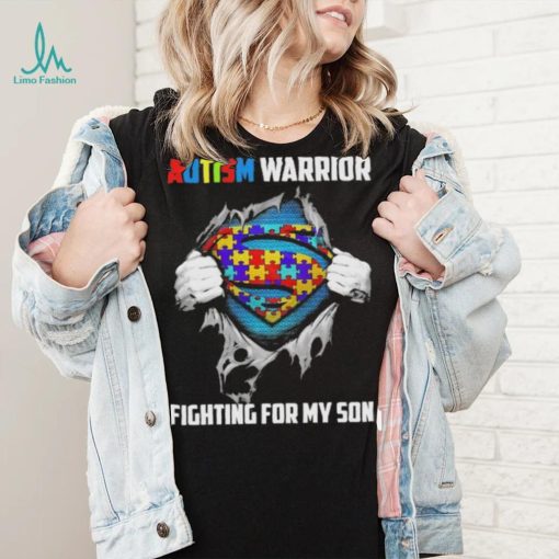 Autism Warrior Fighting For my Son Shirt shirt