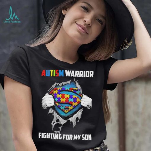 Autism Warrior Fighting For my Son Shirt shirt