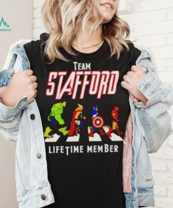 Avngers Team Stafford Life Time Member Shirt