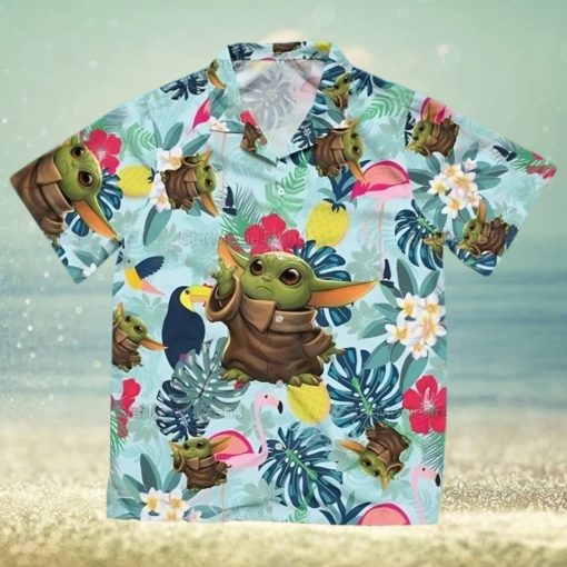 Baby Yoda Hawaiian Shirt