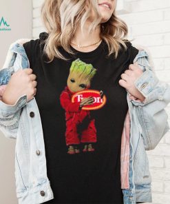 Baby groot hug tyson logo 2023 T shirt