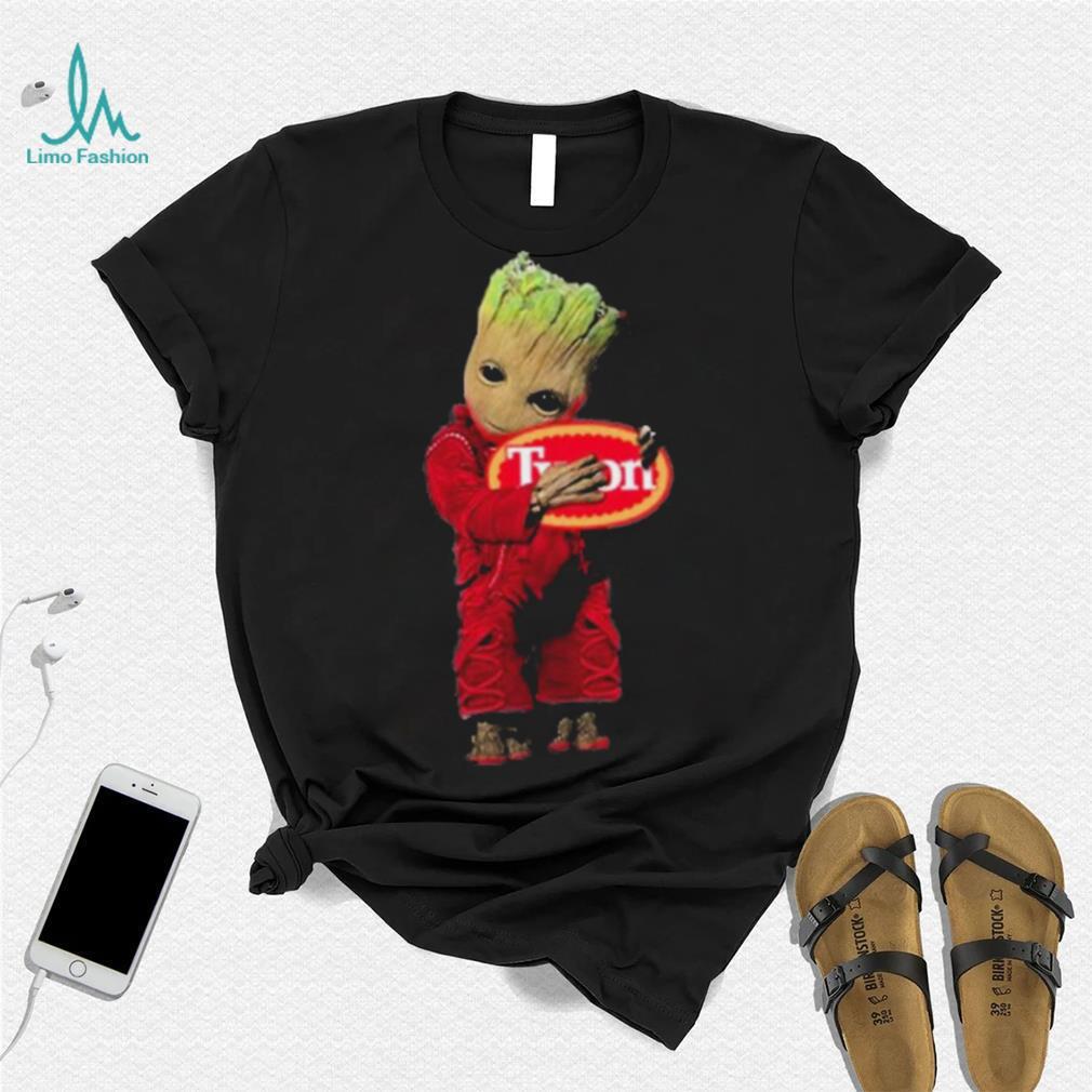 Baby groot hug tyson logo 2023 T shirt Baby groot hug tyson logo 2023 T shirt