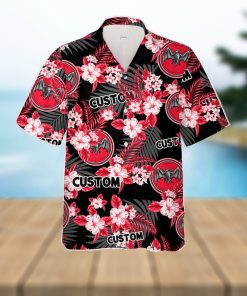 Bacardi Hawaiian Shirt Flowers Pattern Personalized Gift Men And Women