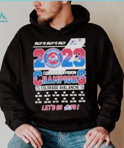 Back To Back To Back 2023 Central Division Champions Colorado Avalanche Shirt