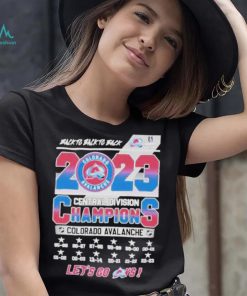 Back To Back To Back 2023 Central Division Champions Colorado Avalanche Shirt