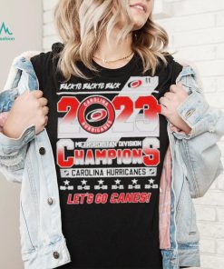 Back To Back To Back 2023 Metropolitan Division Champions Carolina Hurricanes Shirt