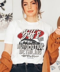 Back to the future biff's automotive detailing perfect present for mom mother dad father frien t shirt