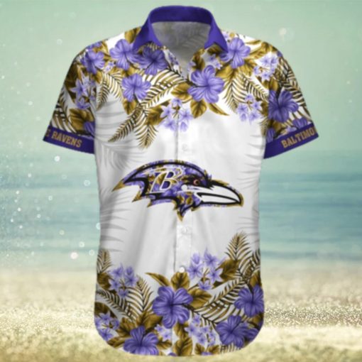 Baltimore Ravens Summer Beach Shirt and Shorts Full Over Print